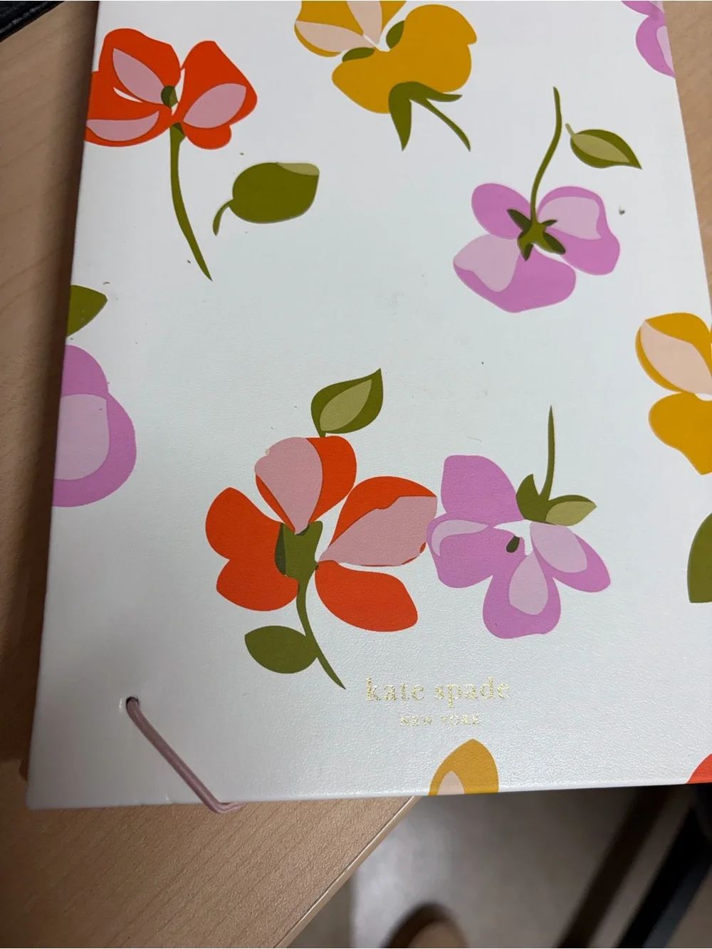 Kate Spade New York Spring Pansy Lined Writing Journal